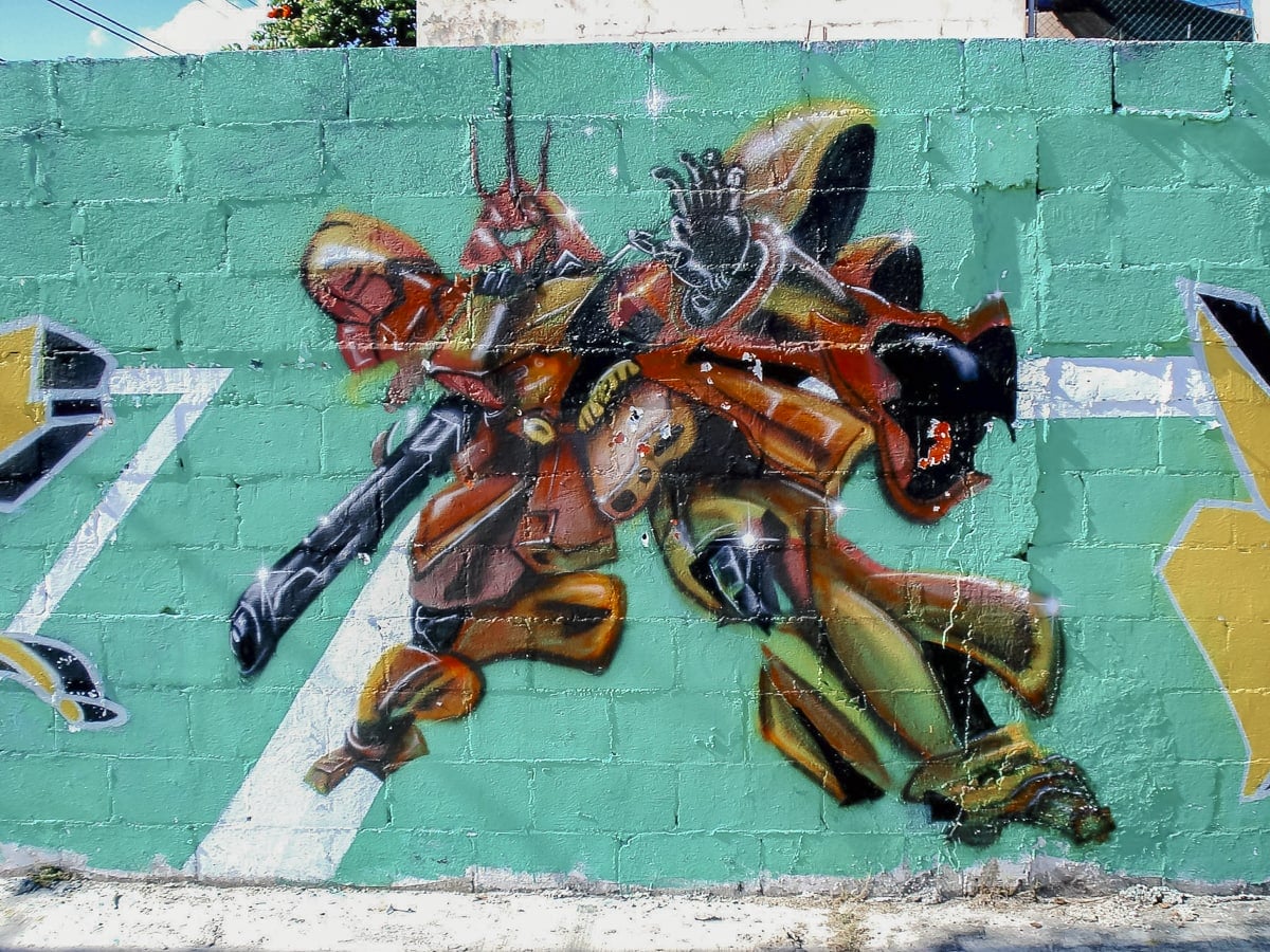 Mural in Cancun