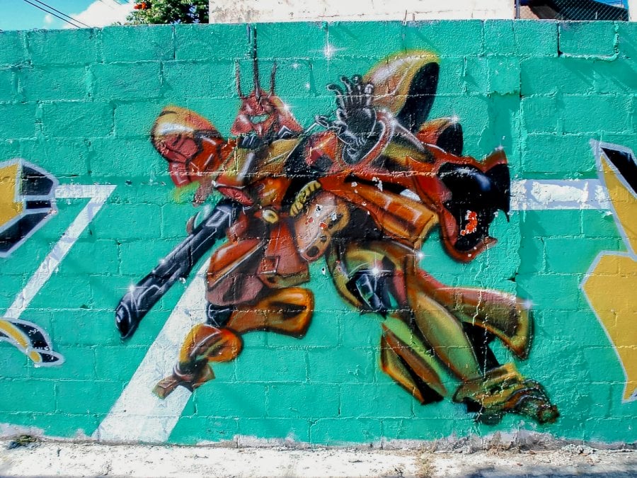 Mural in Cancun