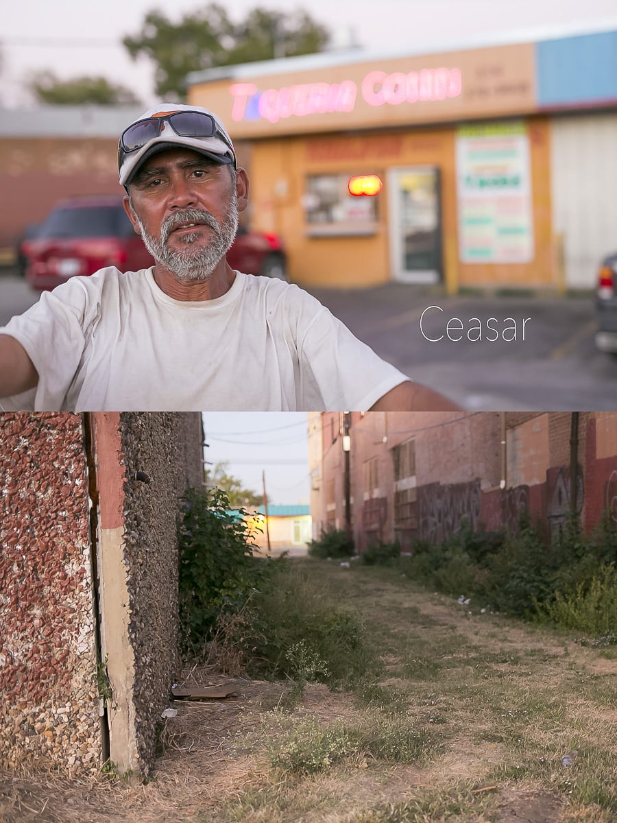Dallas Homeless People: Caeser