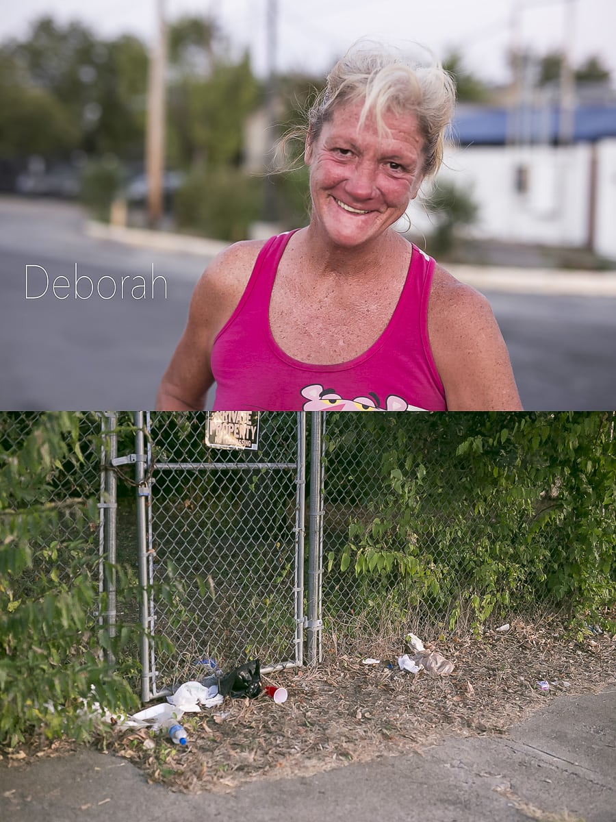 Dallas Homeless People: Deborah