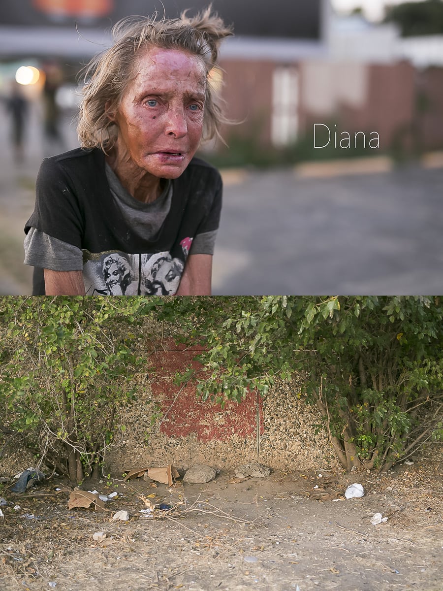 Dallas Homeless People: Diana