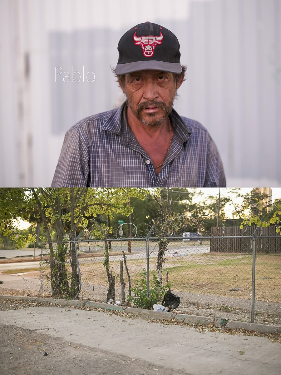 Dallas Homeless People: Pablo