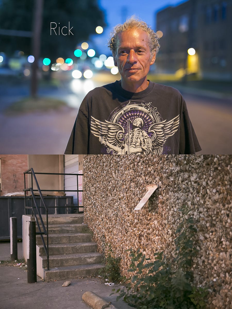 Dallas Homeless People: Rick