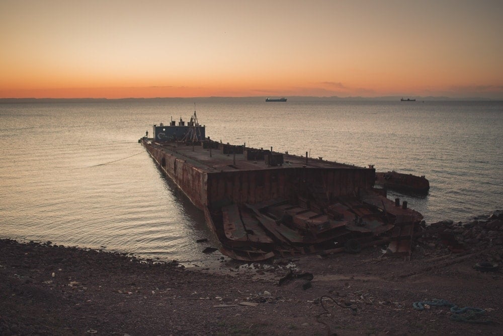 Abandoned Barge Urbex in La Paz, Mexico