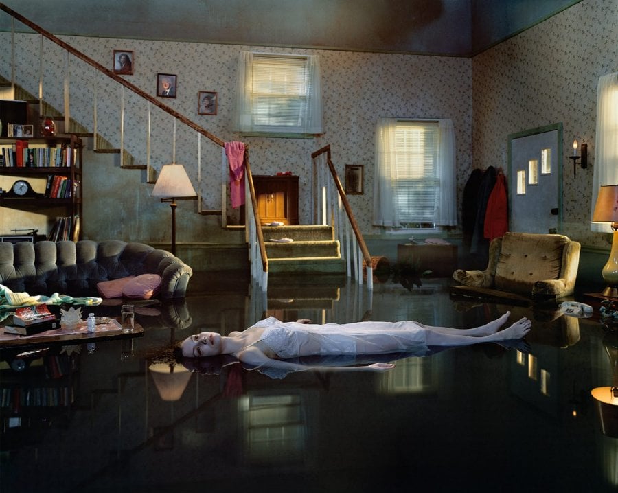 Tableau Photographer Gregory Crewdson - Untitled (Ophelia), 2001