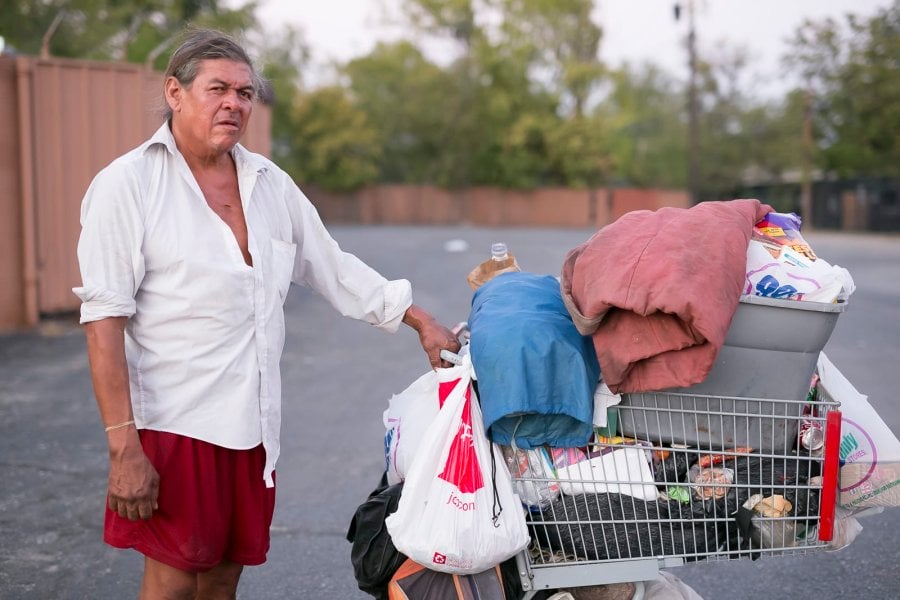 Paul - Portrait of a homeless man in Dallas by Matthew T Rader