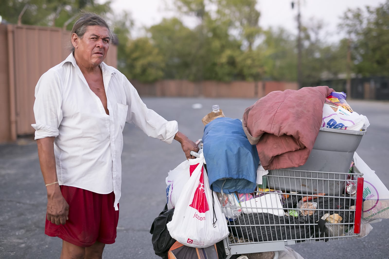 Paul - Portrait of a homeless man in Dallas by Matthew T Rader