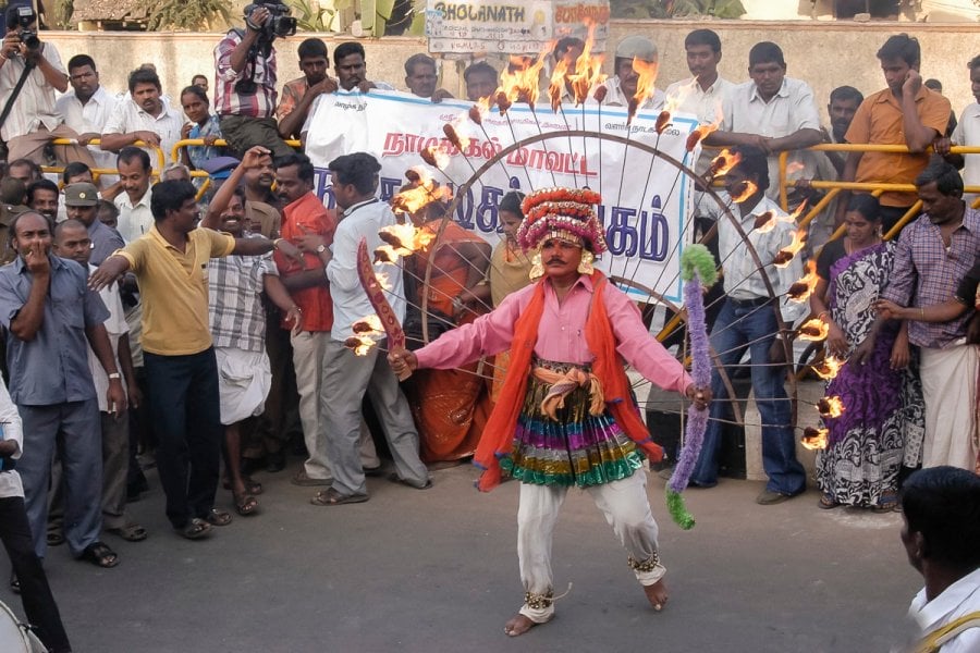 Pongal Festival Parade in Namakkal