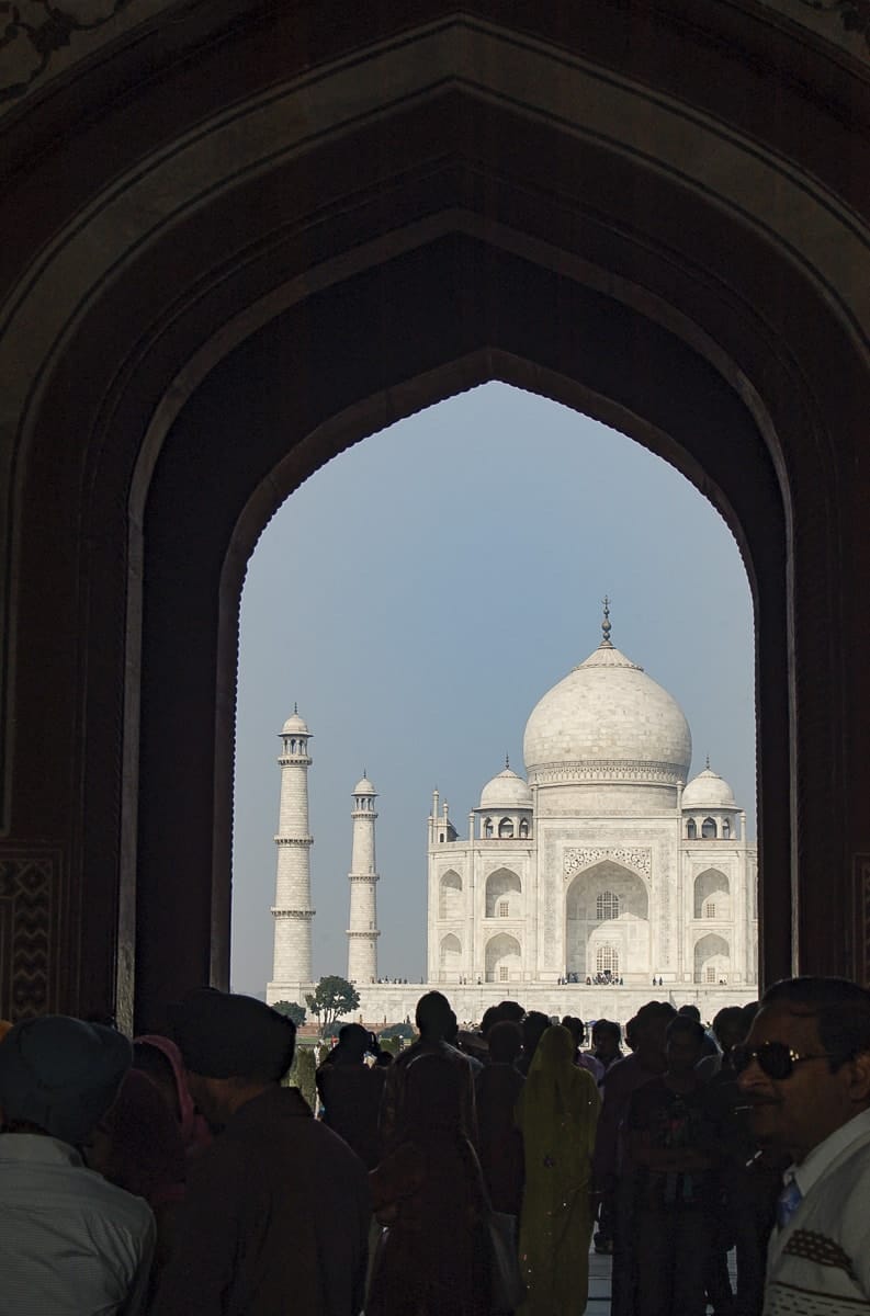 The Taj Mahal In Agra, India Was A Breathtaking Sight Of Awe And 