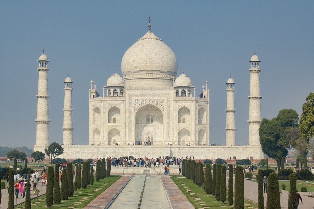 The Taj Mahal in Agra, India