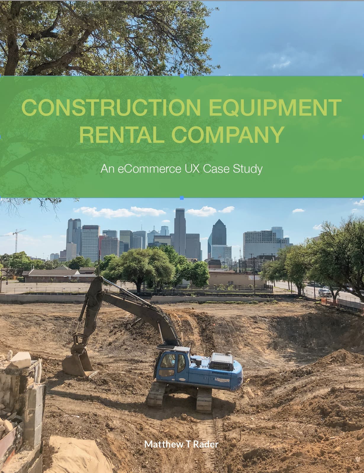 An eCommerce UX Case Study by Matthew T Rader