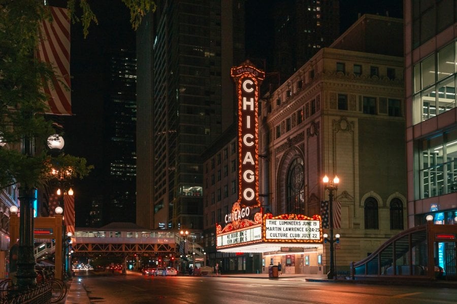 Chicago Theater in Chicago Illinois