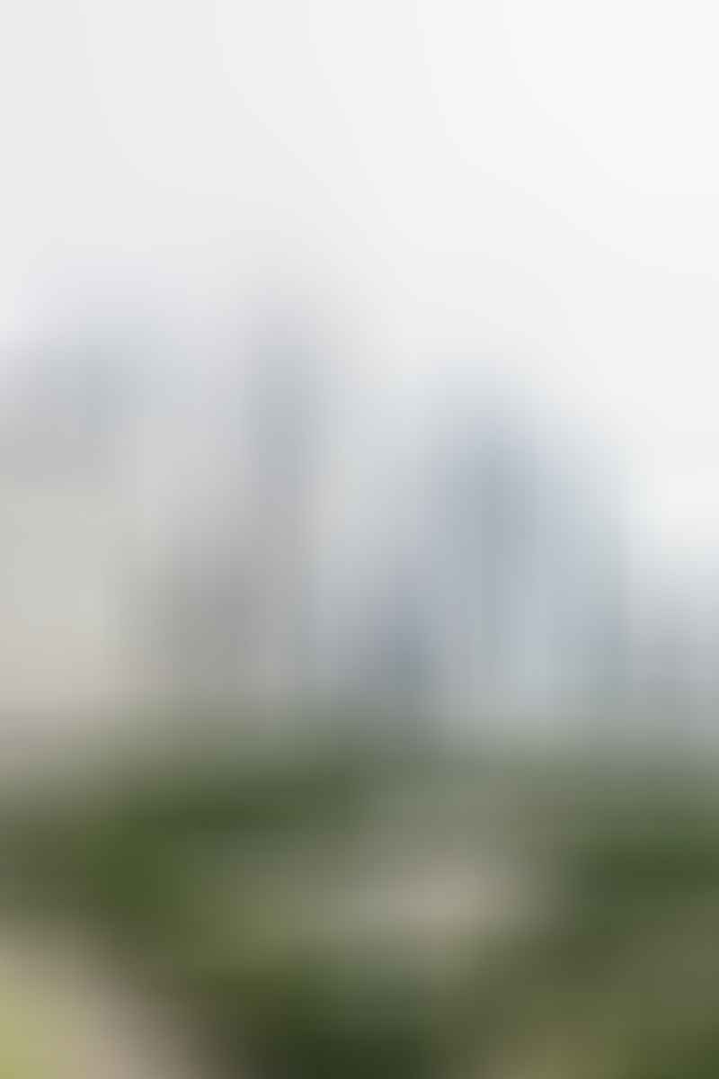 Millennium Park on a foggy day