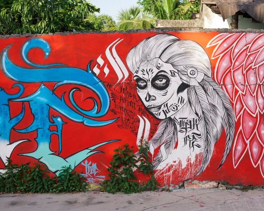 Graffiti in Cozumel, Mexico