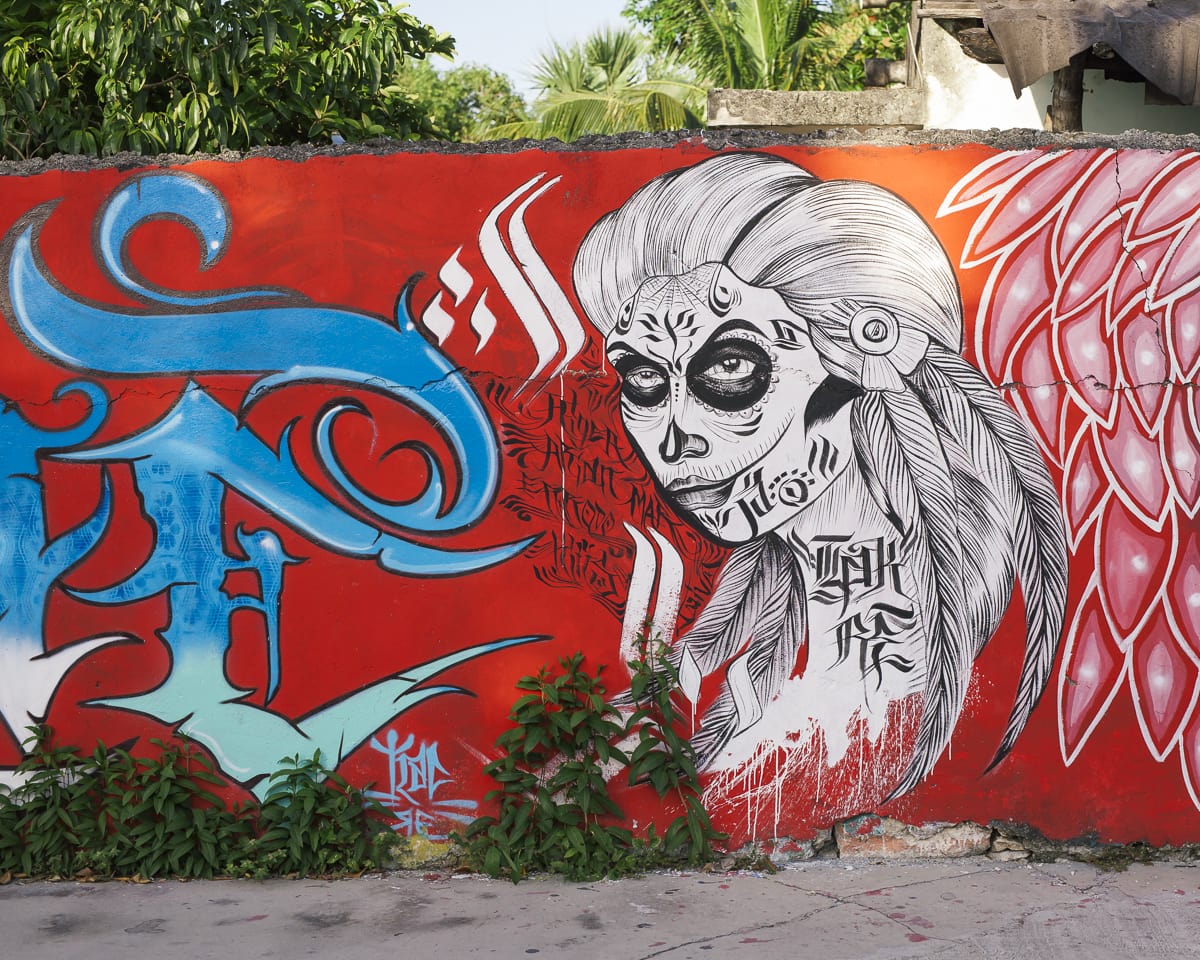 Graffiti in Cozumel, Mexico