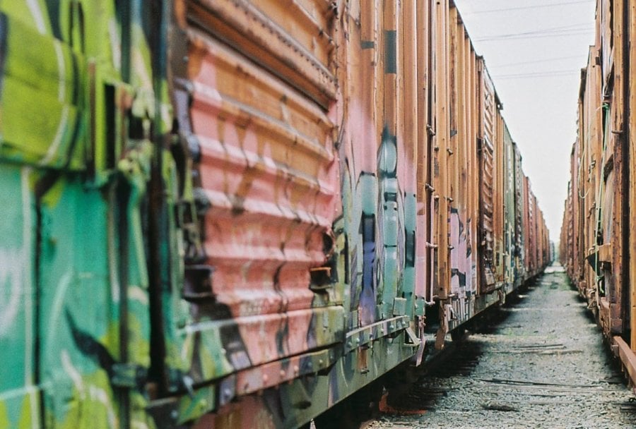 Urbex an abandoned rail car in Addison, Texas