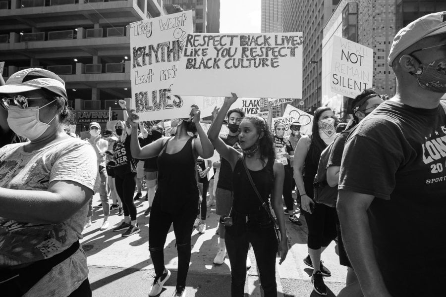 Black Lives Matter Protest in Dallas. Texas