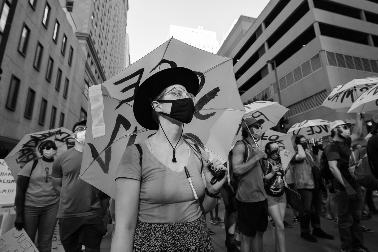 Black Lives Matter protest in Dallas, Texas