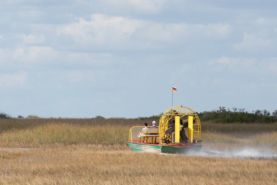 Airboat tour in the Florida Everglades