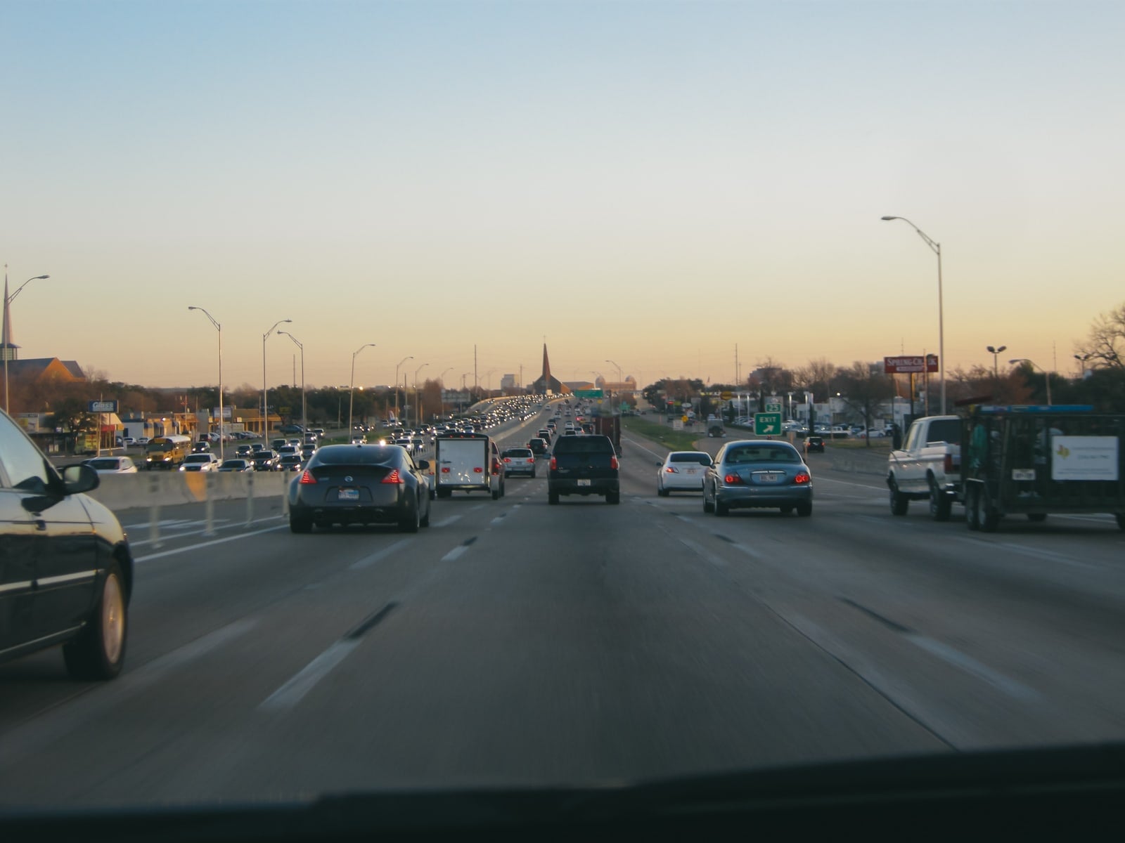 Driving up 75 North in the morning