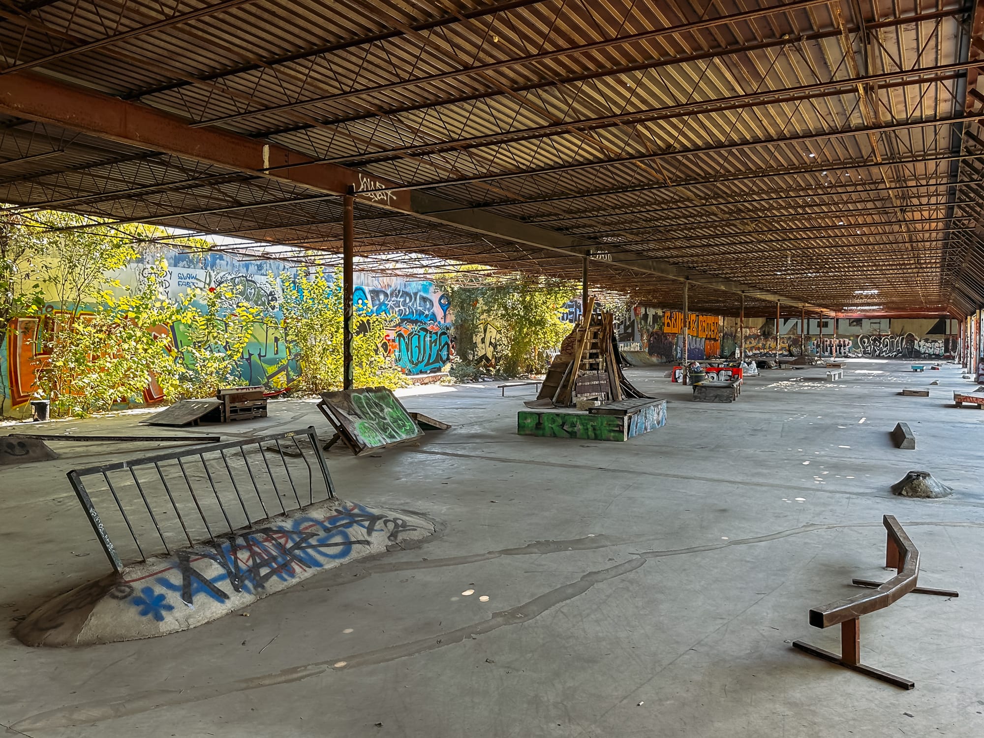 Candy Land DIY Skatepark Hidden Inside An Abandoned Building