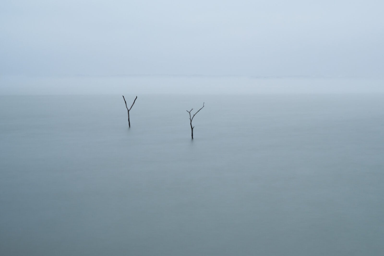 Lake Ray Hubbard on a foggy morning