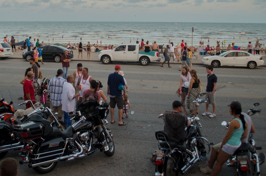 Galveston Street Photography, People Enjoying A Day In The Sun