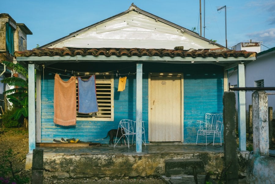 A typical house in Antonio De Las Vueltas, Cuba